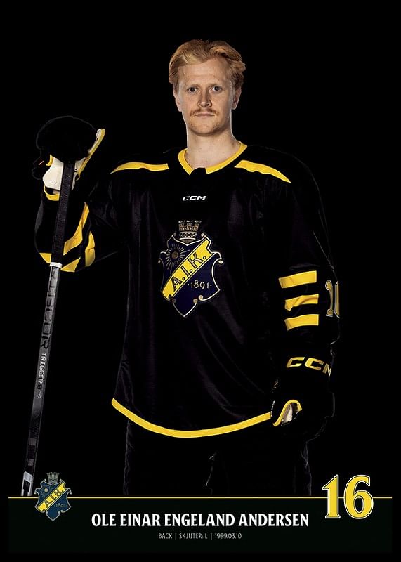 Ole Einar Engeland Andersen #16 AIK Hockey 2023/2024-12