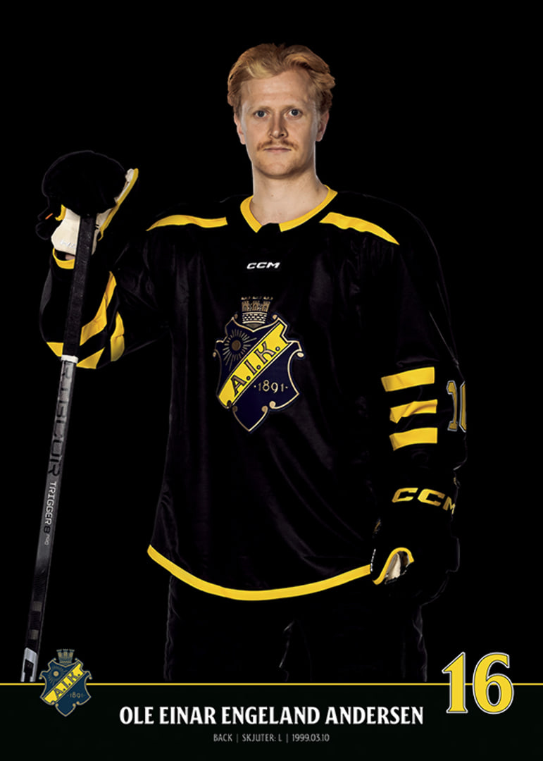 Ole Einar Engeland Andersen #16 AIK Hockey 2023/2024-12