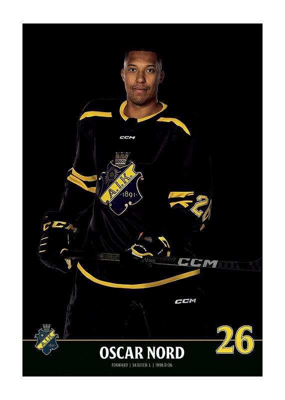 Poster Oscar Nord #26 AIK Hockey 2023/2024
