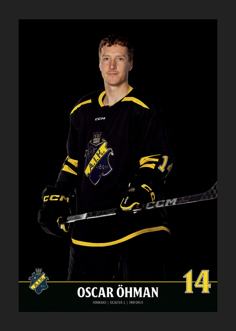 Oscar Öhman #14 AIK Hockey 2023/2024-12