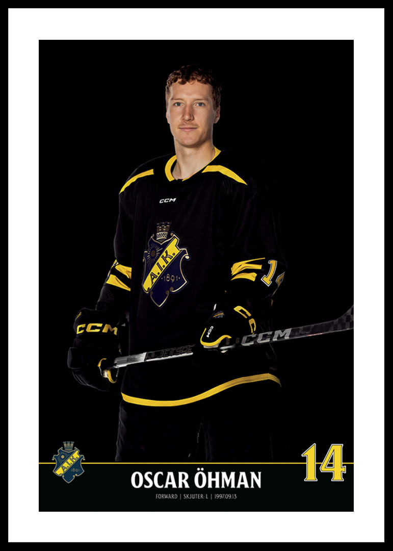 Oscar Öhman #14 AIK Hockey 2023/2024-12