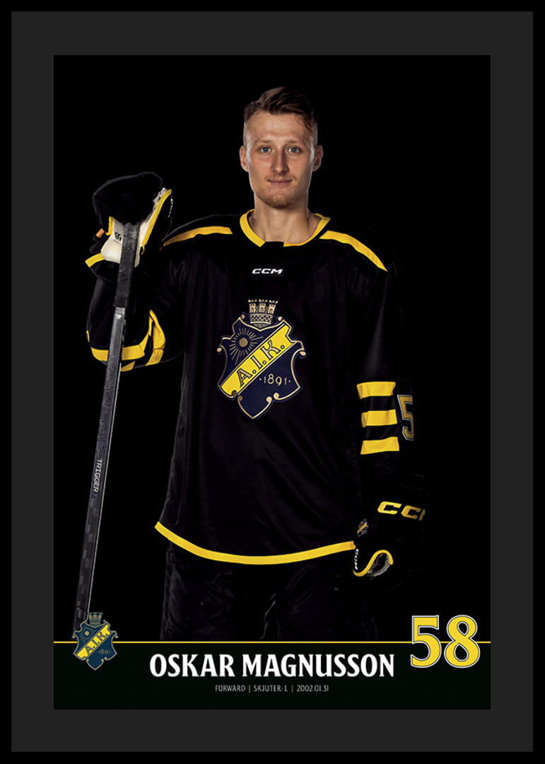 Oskar Magnusson #58 AIK Hockey 2023/2024-12