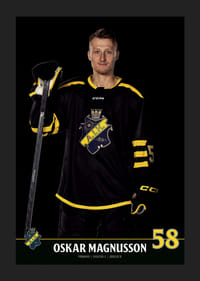 Oskar Magnusson #58 AIK Hockey 2023/2024-1