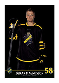 Oskar Magnusson #58 AIK Hockey 2023/2024-3