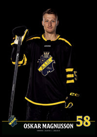 Oskar Magnusson #58 AIK Hockey 2023/2024-6