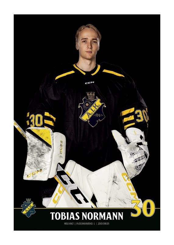 Tobias Normann #30 AIK Hockey 2023/2024-12
