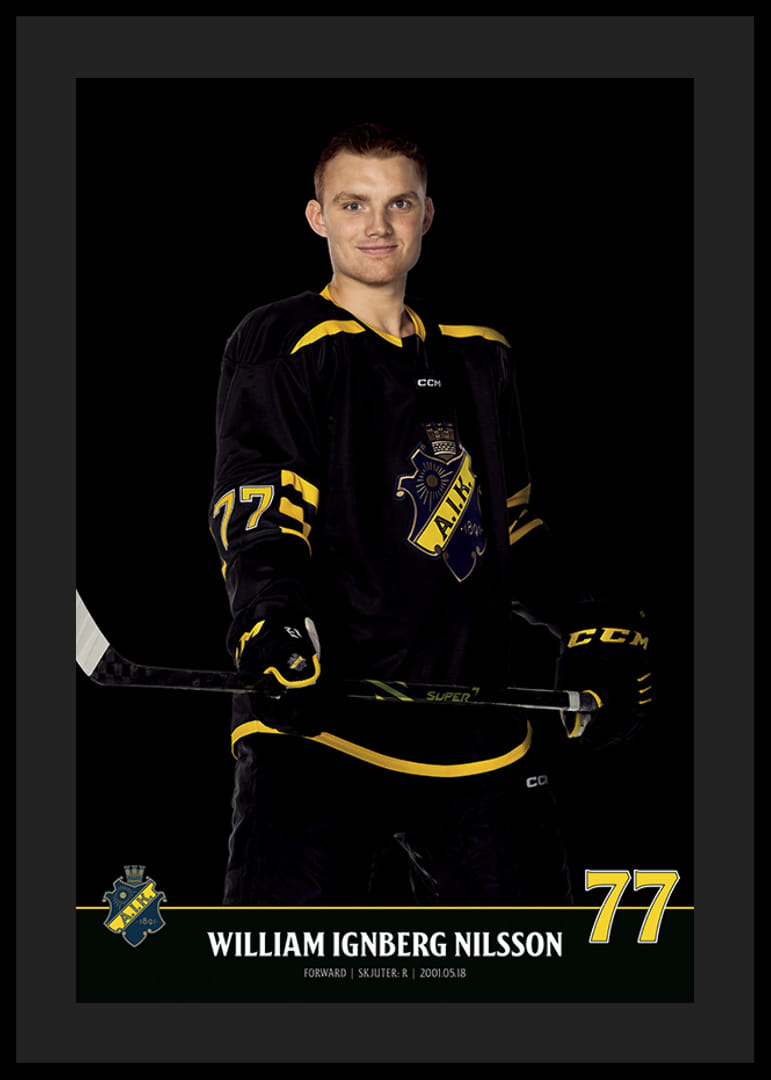 William Ignberg Nilsson #77 AIK Hockey 2023/2024-12