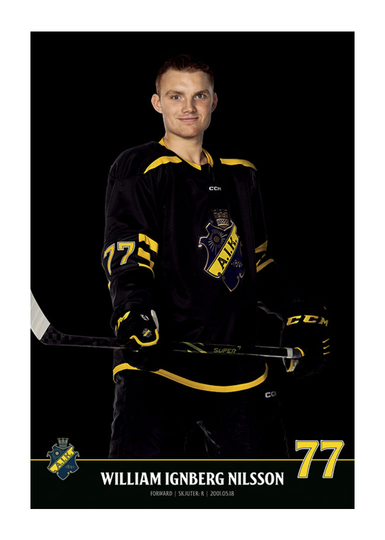 William Ignberg Nilsson #77 AIK Hockey 2023/2024-12
