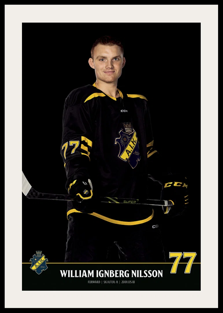 William Ignberg Nilsson #77 AIK Hockey 2023/2024-12