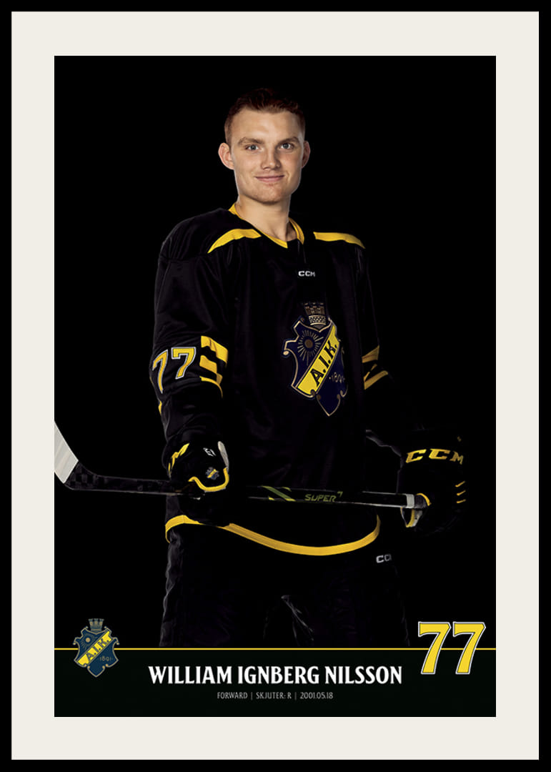 William Ignberg Nilsson #77 AIK Hockey 2023/2024-12