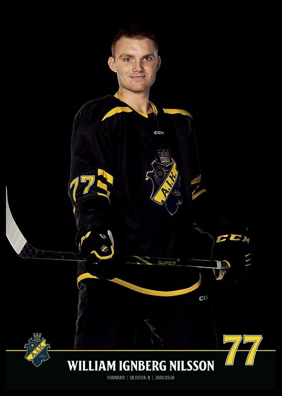 William Ignberg Nilsson #77 AIK Hockey 2023/2024-12