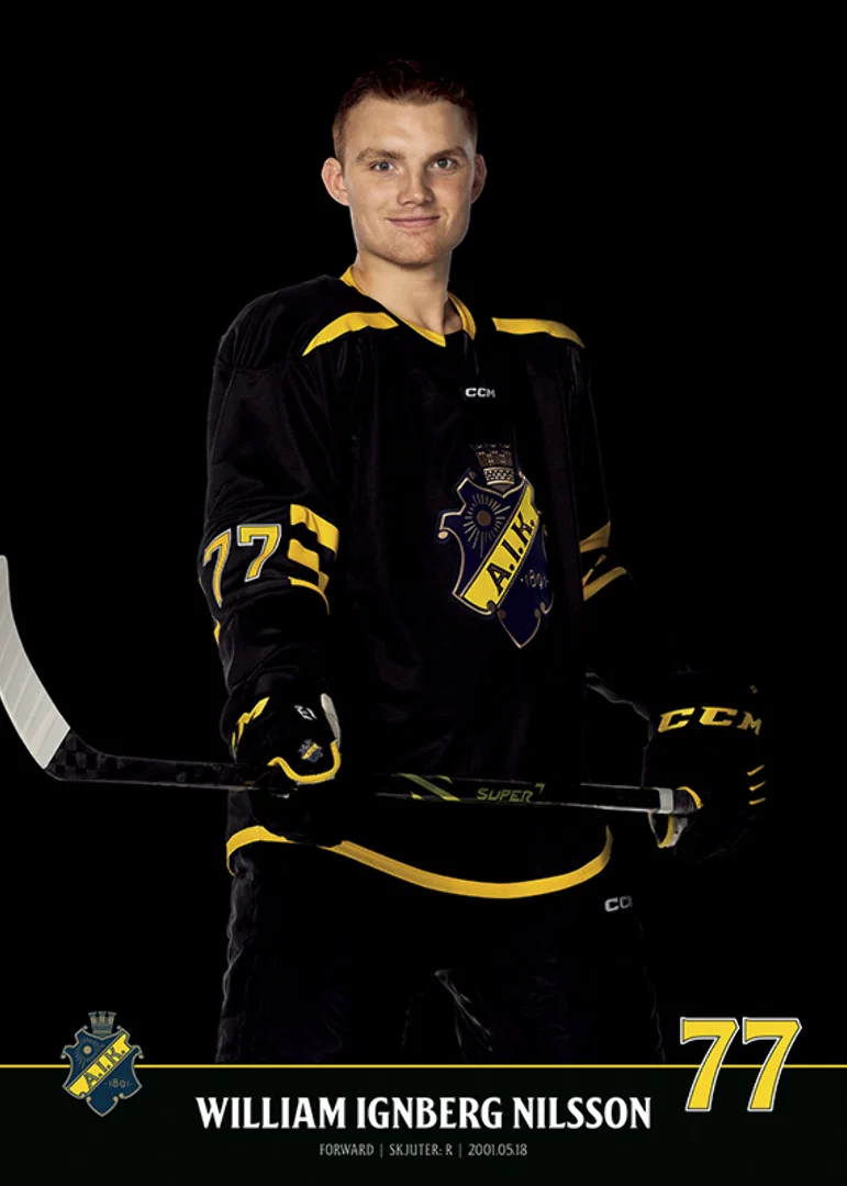 William Ignberg Nilsson #77 AIK Hockey 2023/2024-12