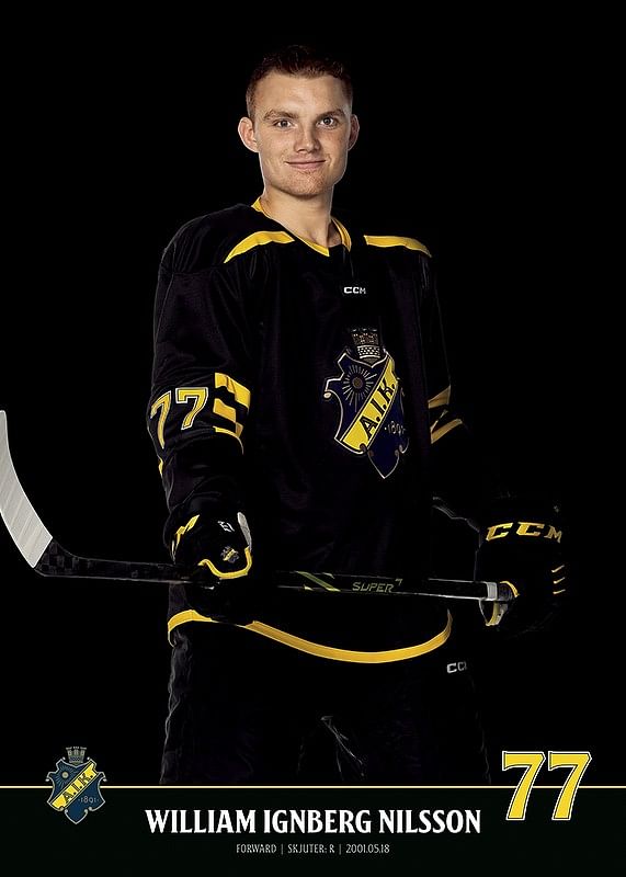 William Ignberg Nilsson #77 AIK Hockey 2023/2024-12