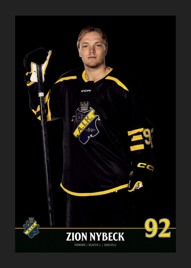 Zion Nybeck #92 AIK Hockey 2023/2024-12