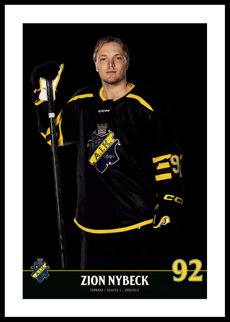 Zion Nybeck #92 AIK Hockey 2023/2024-12