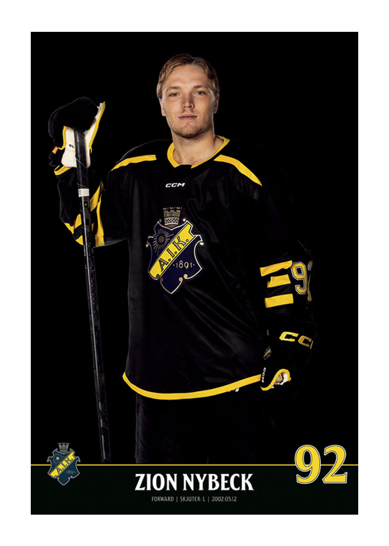 Zion Nybeck #92 AIK Hockey 2023/2024-12