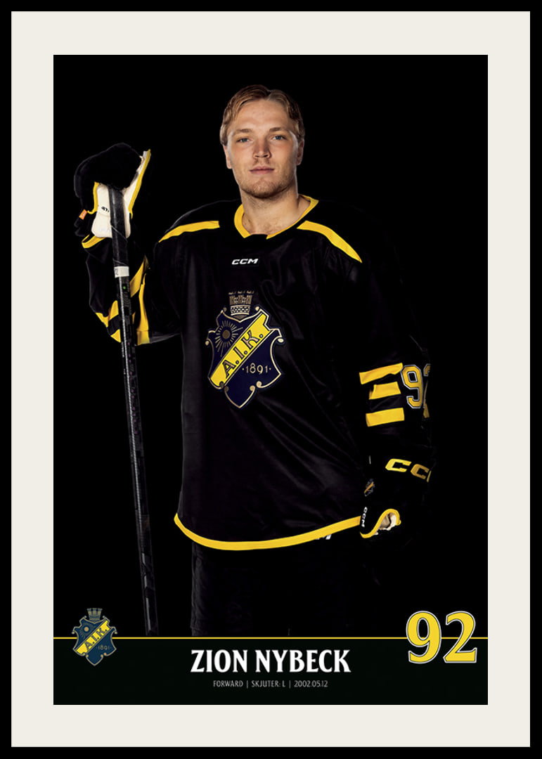 Zion Nybeck #92 AIK Hockey 2023/2024-12