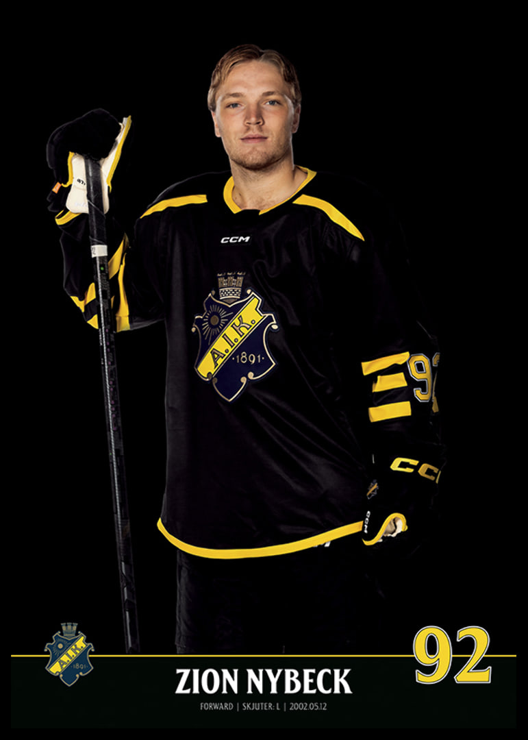 Zion Nybeck #92 AIK Hockey 2023/2024-12