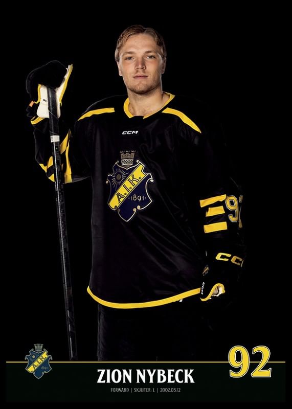 Zion Nybeck #92 AIK Hockey 2023/2024-12