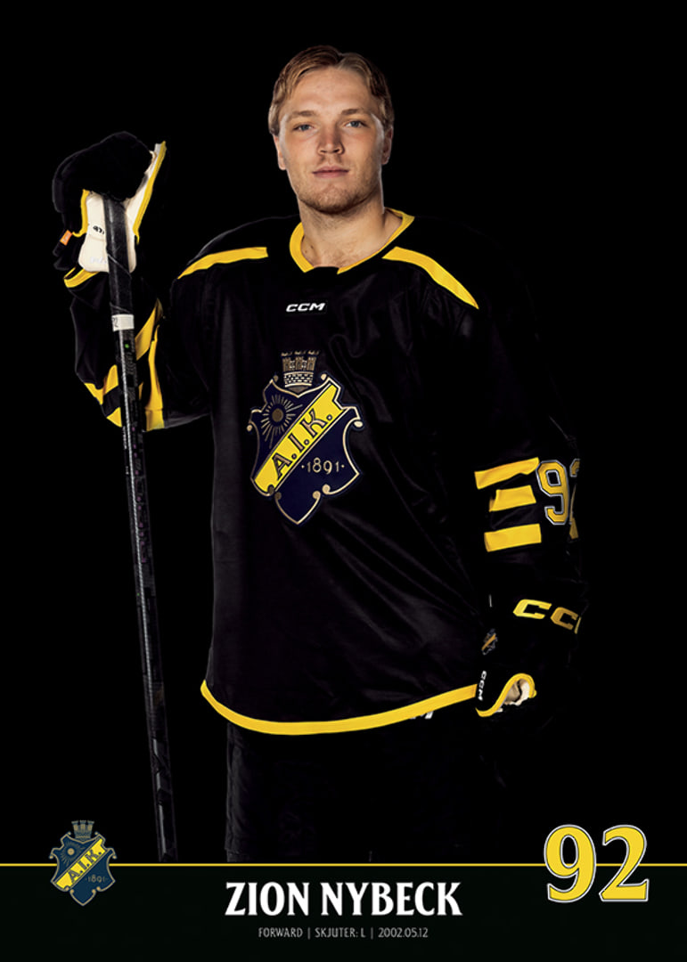 Zion Nybeck #92 AIK Hockey 2023/2024-12