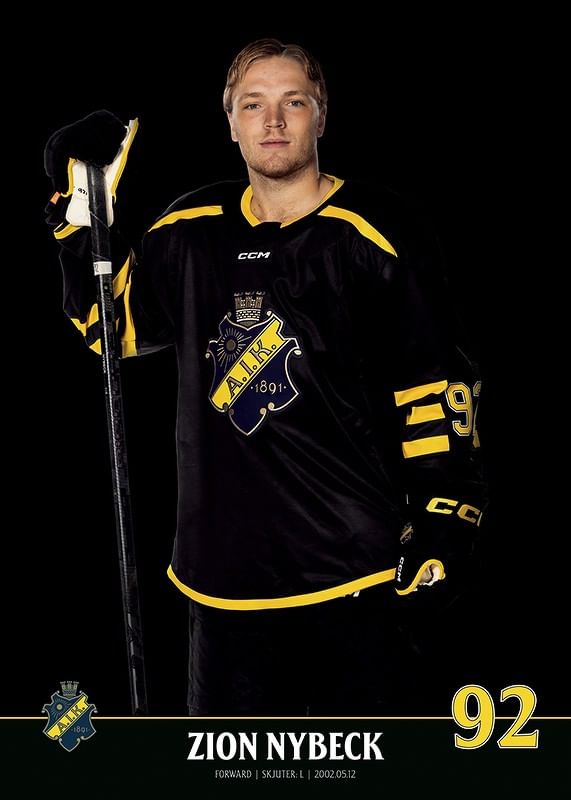 Zion Nybeck #92 AIK Hockey 2023/2024-12
