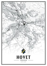 AIK Hockey Hovet Karta-1