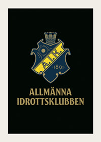 AIK Hockey Allmänna Idrottsklubben Logo Svart-5