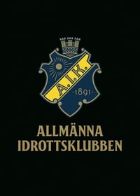 AIK Hockey Allmänna Idrottsklubben Logo Svart-3
