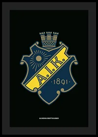 AIK Hockey Logo Svart-0