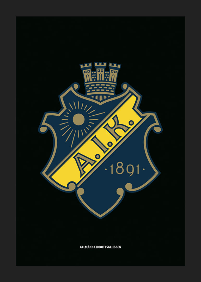 AIK Hockey Logo Svart-12