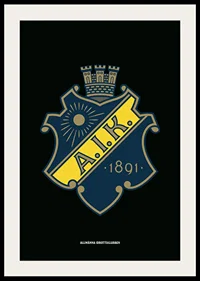 AIK Hockey Logo Svart-4