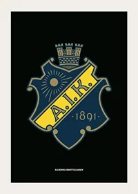 AIK Hockey Logo Svart-5