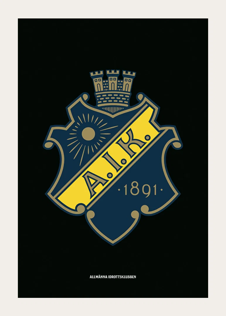 AIK Hockey Logo Svart-12