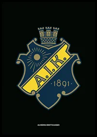 AIK Hockey Logo Svart-6