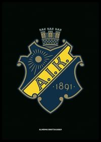 AIK Hockey Logo Svart-2