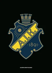 AIK Hockey Logo Svart-7