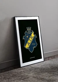 AIK Hockey Logo Svart-8