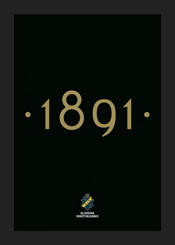 Poster AIK Hockey 1891 No1