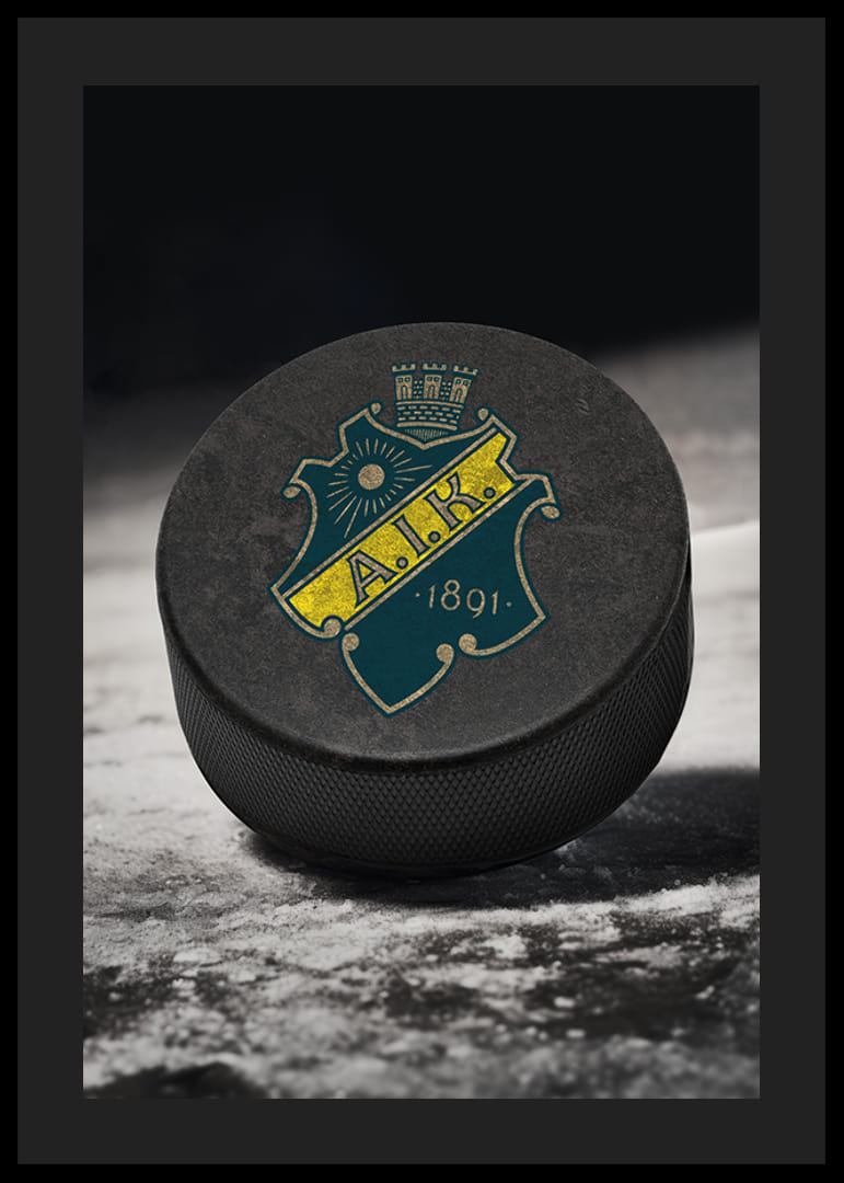 AIK Hockey Puck-12