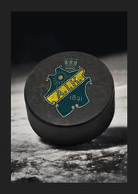 AIK Hockey Puck-1