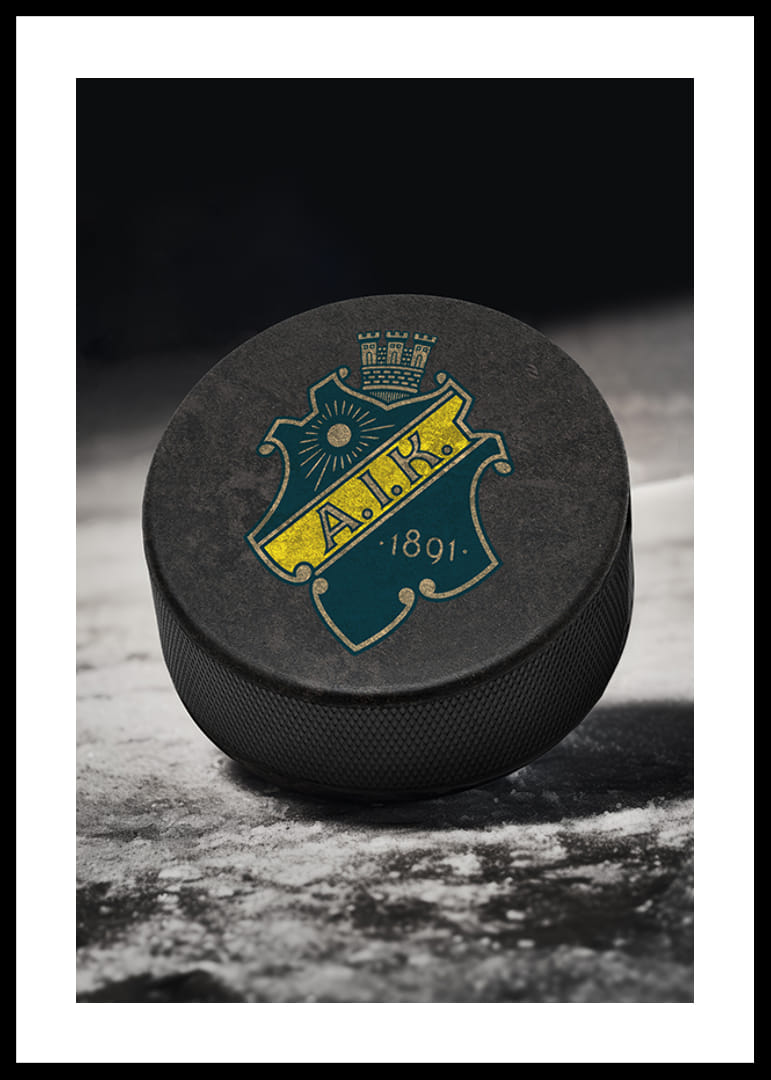 AIK Hockey Puck-12