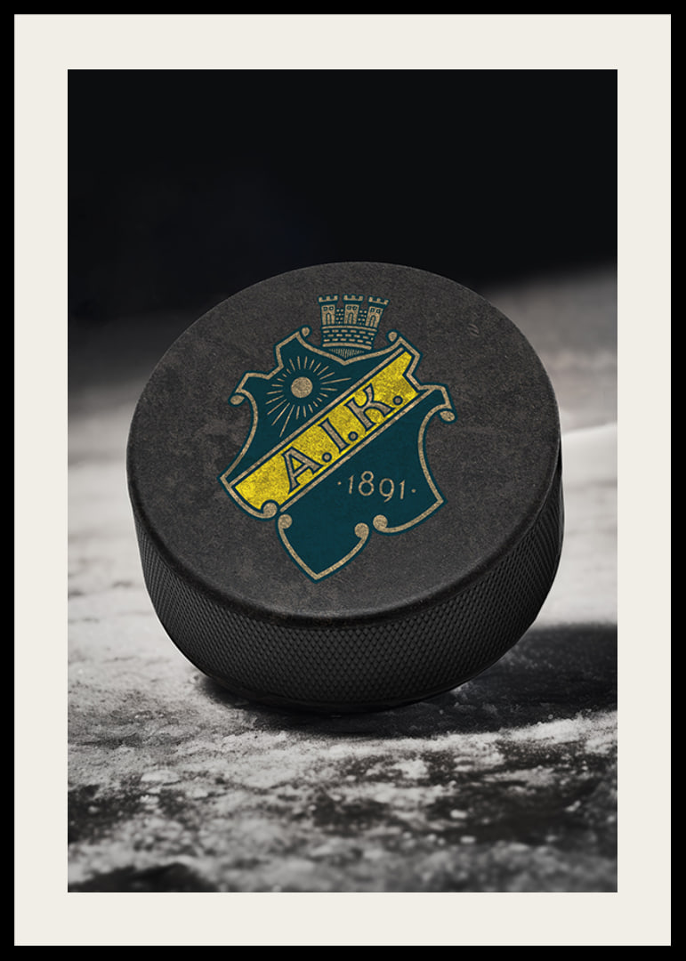 AIK Hockey Puck-12
