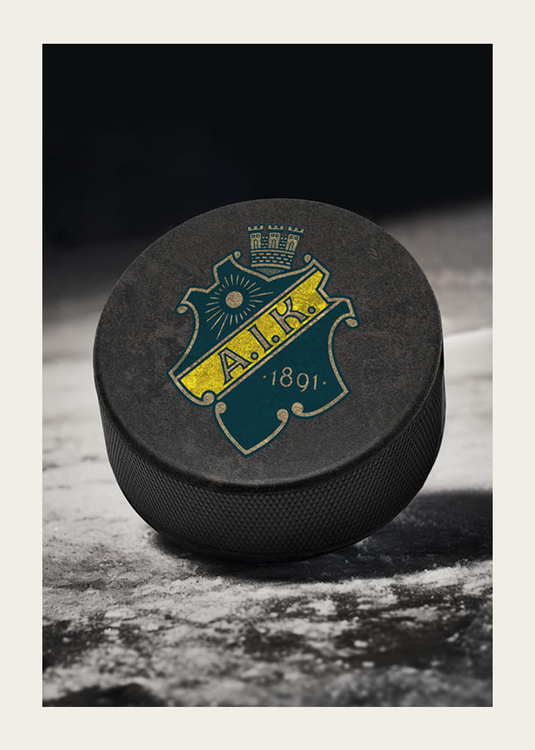 AIK Hockey Puck-12