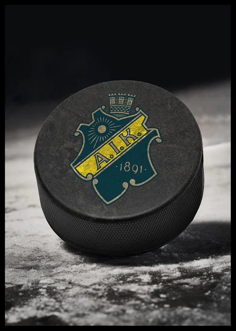 AIK Hockey Puck-12