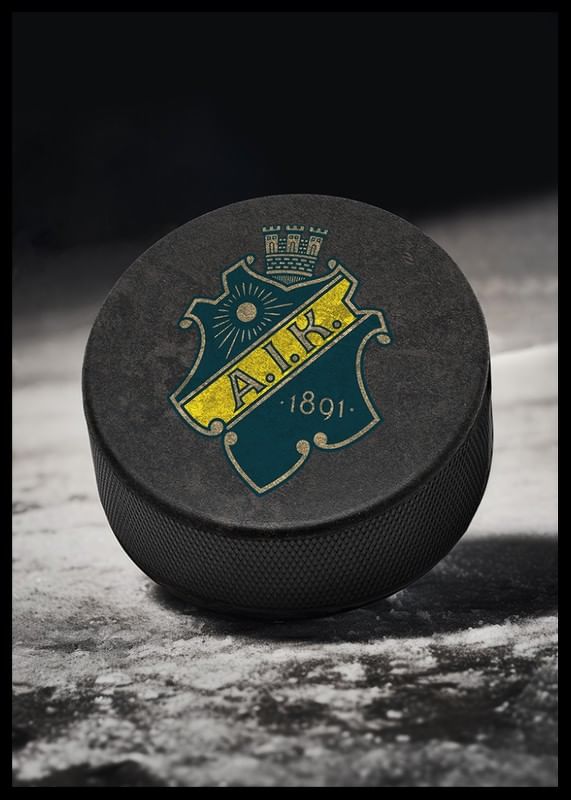 AIK Hockey Puck-12