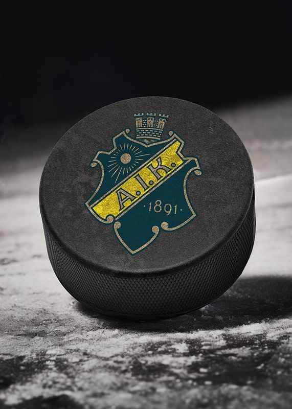AIK Hockey Puck-12