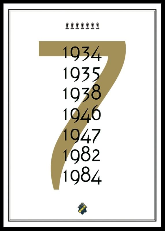 Poster AIK Hockey Le Mat Guldåren