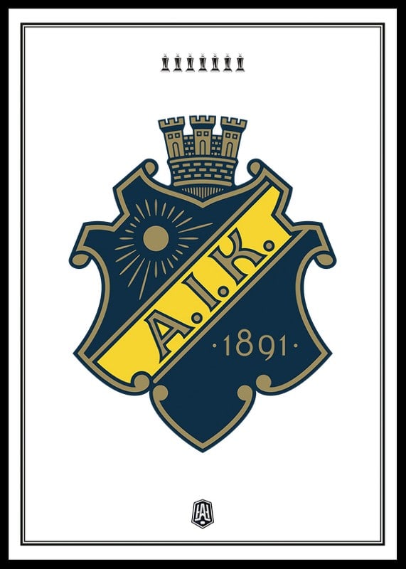 AIK Hockey Le Mat Logo-12