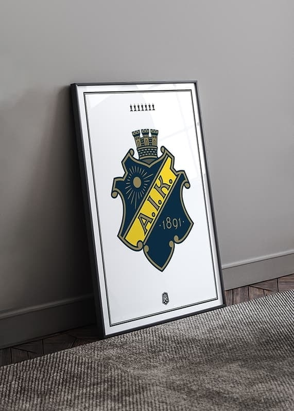 Poster AIK Hockey Le Mat Logo crossfade