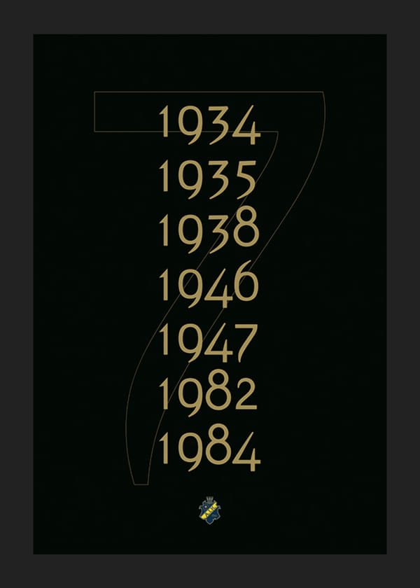 Poster AIK Hockey Guldåren Svart